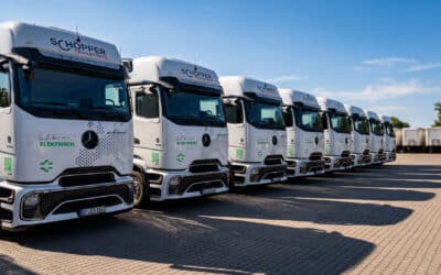 Fünf Elektro-Lkw und eigene Ladeinfrastruktur